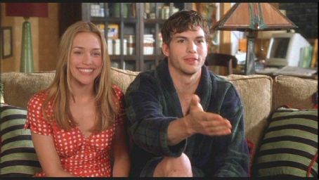 Piper Perabo and Ashton Kutcher in a scene from Cheaper by ...
