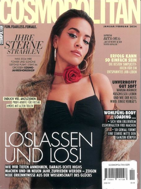 Rita Ora, Cosmopolitan Magazine January 2024 Cover Photo - Germany