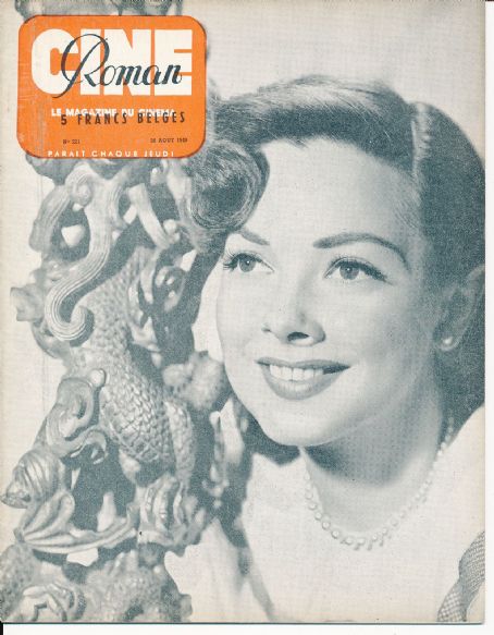 Kathryn Grayson, Cine Roman Magazine 28 August 1949 Cover Photo - Belgium