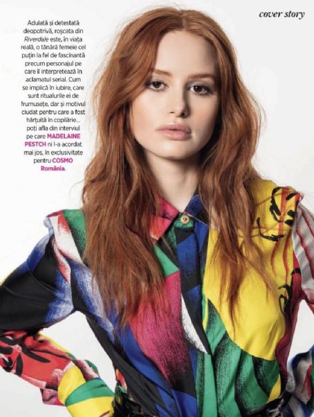 Madelaine Petsch, Cosmopolitan Magazine April 2019 Cover Photo - Romania