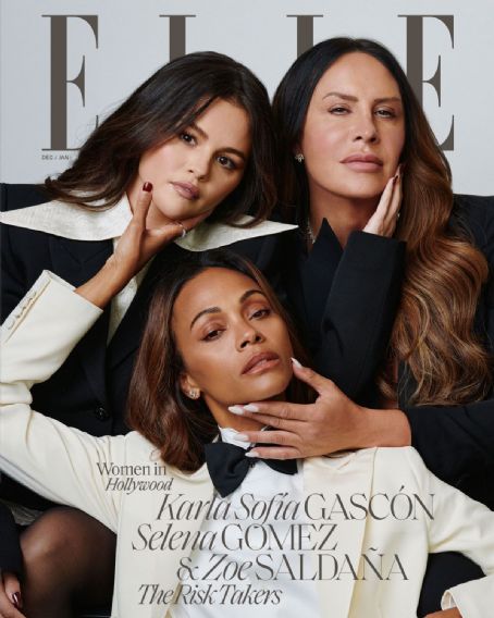 Karla Sofía Gascón - Elle Magazine Cover [United States] (December 2024)