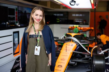 Emilia Clarke – F1 Grand Prix of Great Britain in Northampton