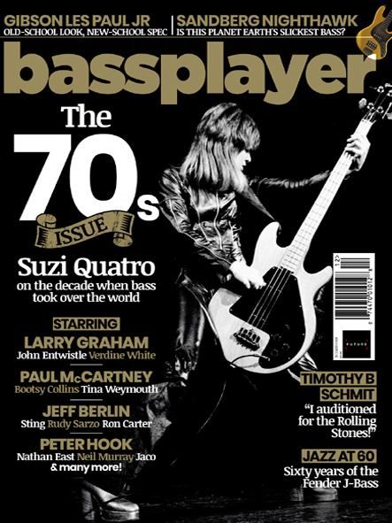 Suzi Quatro, Bass Player Magazine November 2020 Cover Photo - United States