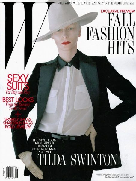 Tilda Swinton, W Magazine August 2011 Cover Photo - United States