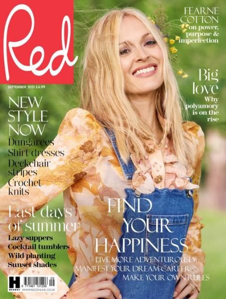 Fearne Cotton, Red Magazine September 2021 Cover Photo - United Kingdom