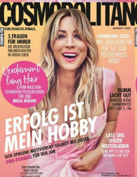 Kaley Cuoco - Cosmopolitan Magazine Cover [Germany] (August 2021)