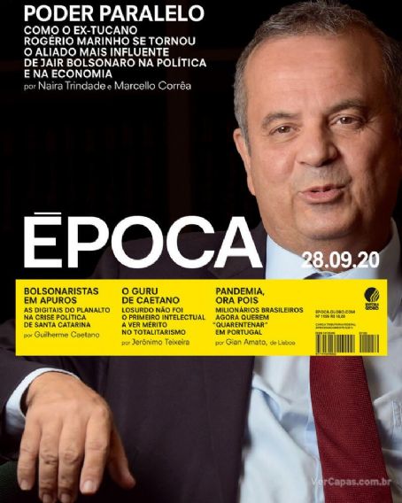 Rogerio Simonetti Marinho, Epoca Magazine 28 September 2020 Cover Photo ...