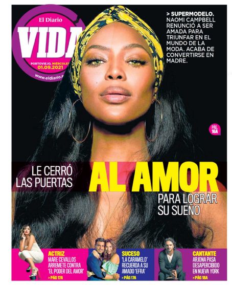 Naomi Campbell - El Diario Vida Magazine Cover [Ecuador] (1 September 2021)
