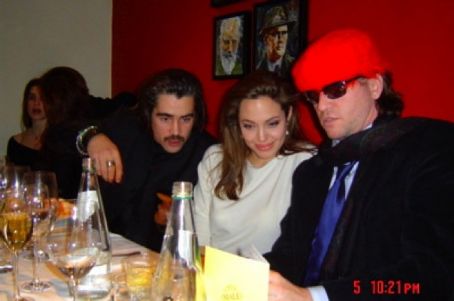 Angelina Jolie and Val Kilmer