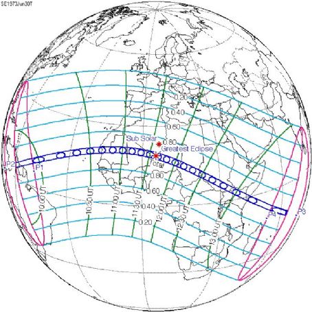 Solar eclipse of June 30, 1973