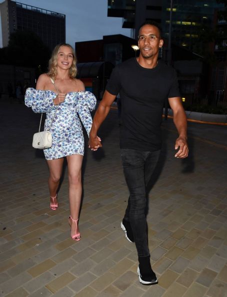 Helen Flanagan – Night out in floral dress on date night in Manchester
