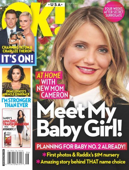 Cameron Diaz - OK! Magazine Cover [United States] (31 January 2020)