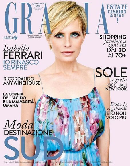 Isabella Ferrari - Grazia Magazine Cover [Italy] (9 June 2015)