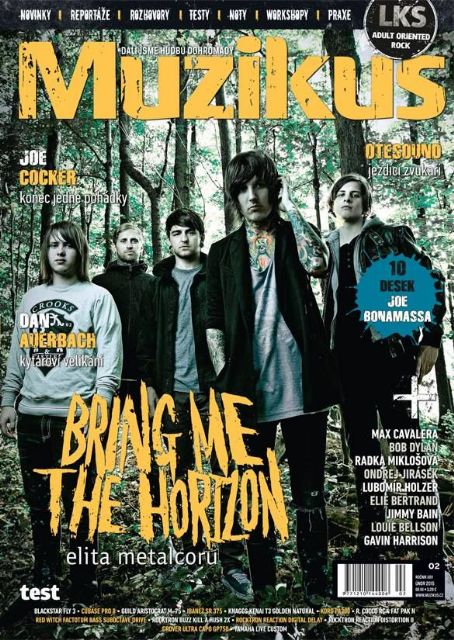 Bring Me The Horizon - Muzikus Magazine Cover [Czech Republic] (February 2015)