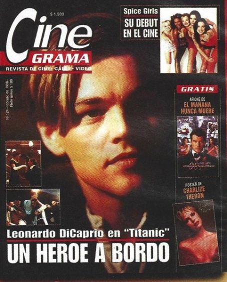 Leonardo DiCaprio - Cine Grama Magazine Cover [Chile] (February 1998)