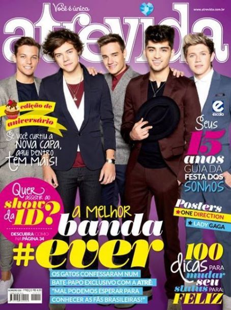 One Direction, Atrevida Magazine September 2013 Cover Photo - Brazil