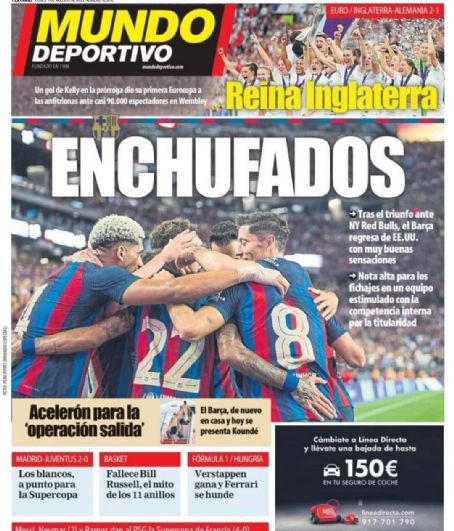 Robert Lewandowski - Mundo Deportivo Magazine Cover [Spain] (1 August 2022)