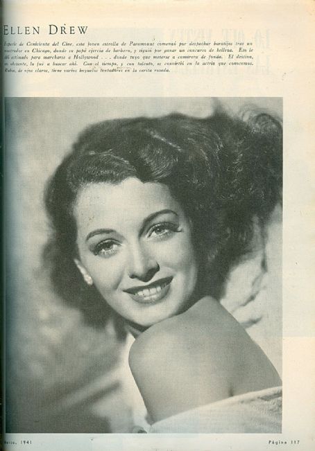Ellen Drew - Cine Mundial Magazine Pictorial [United States] (March 1941)