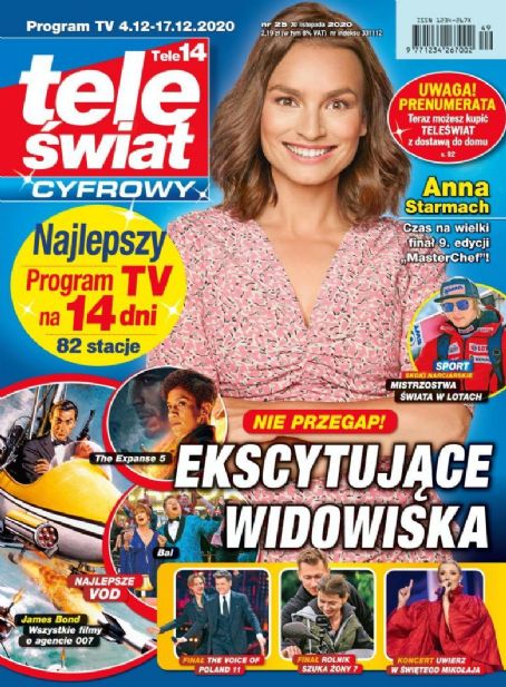 Anna Starmach Tele Swiat Magazine 04 December 2020 Cover Photo Poland