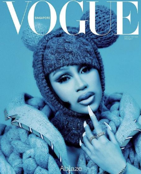 Cardi B, Vogue Magazine July 2022 Cover Photo - Singapore