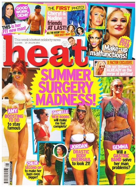 Katie Price - Heat Magazine Cover [United Kingdom] (23 June 2012)