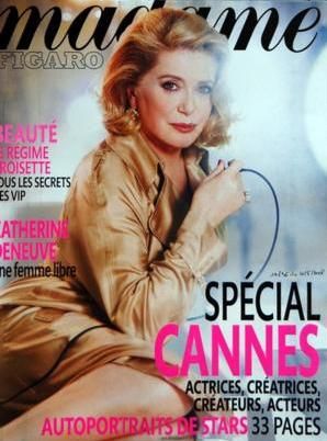 Catherine Deneuve, Madame Figaro Magazine May 2008 Cover Photo - France