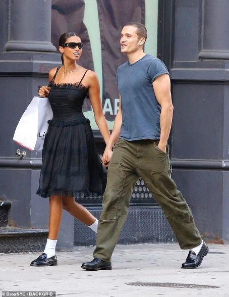 Imaan Hammam and Karl Glusman