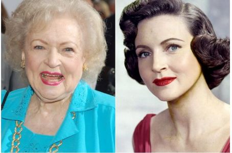 Betty White ... Then And Now - Famousfix.com Post