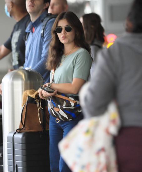 Lucy Hale – Arriving to Los Angeles