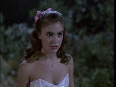 Alyssa Milano Prom Dress