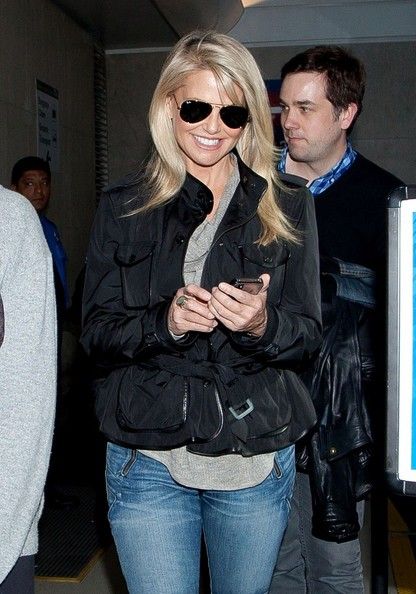 Christie Brinkley arrives at LAX (Los Angeles International Airport ...