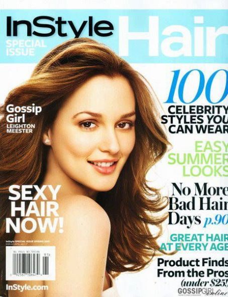 Leighton Meester, InStyle Hair Magazine March 2009 Cover Photo - United ...