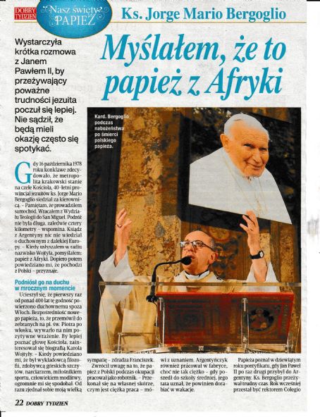 Pope John Paul II - Dobry Tydzień Magazine Pictorial [Poland] (7 January 2025)