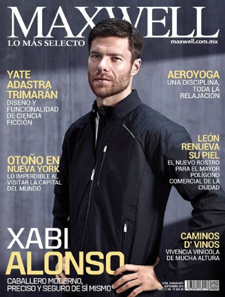 Xabi Alonso - Maxwell Magazine Cover [Mexico] (September 2015)