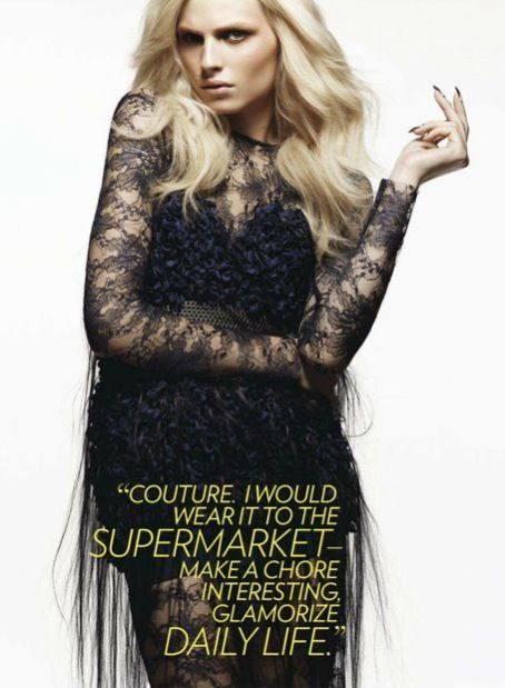 Andrej Pejic - Fashion Magazine Pictorial [Canada] (February 2012 ...