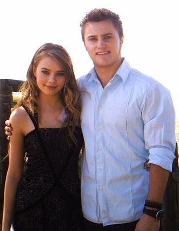 Indiana Evans and Mark Furze