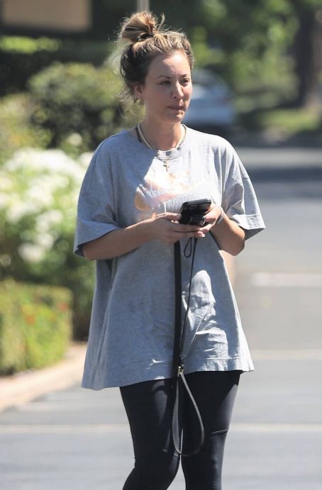 Kaley Cuoco – Leaves her workout session in Agoura Hills