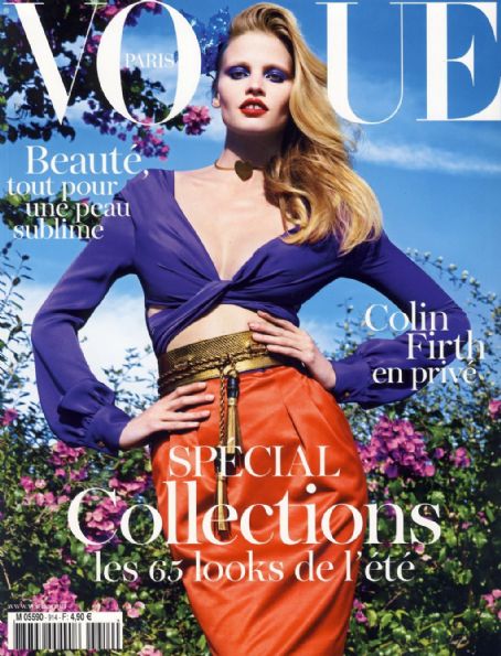 Mario Sorrenti, Lara Stone, Vogue Magazine February 2011 Cover Photo ...