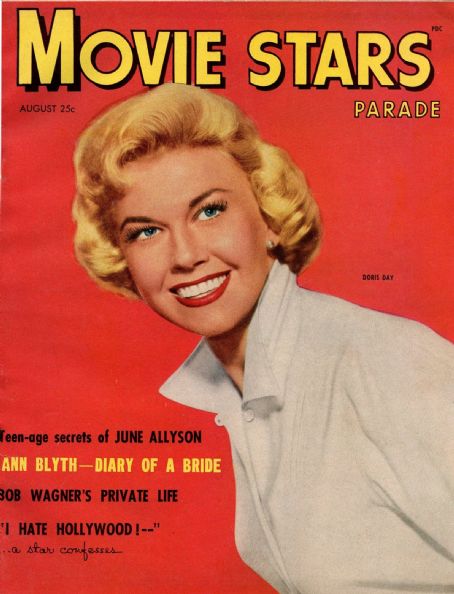 Doris Day, Movie Stars Magazine August 1953 Cover Photo - United States