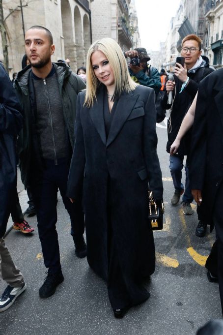 Avril Lavigne – Lanvin Womenswear Fall Winter 2023-2024 show in Paris