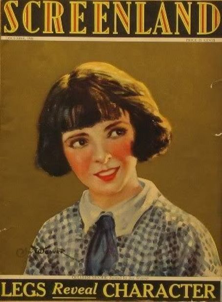 Colleen Moore, Screenland Magazine October 1928 Cover Photo - United States