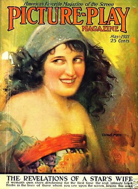 Carmel Myers, Picture Play Magazine May 1921 Cover Photo - United States