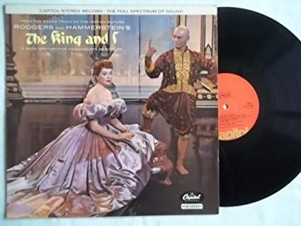 THE KING AND I  1956 Motion Picture Soundtrack On Capitol Records