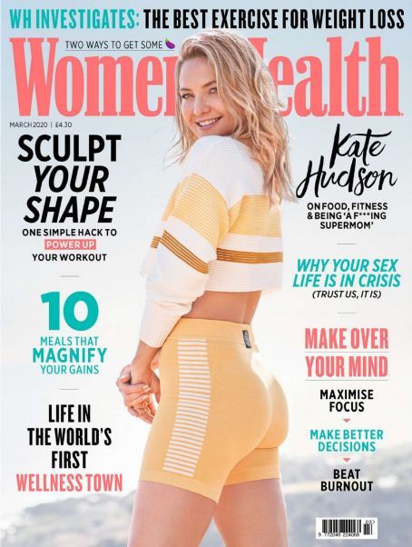 Kate Hudson Women S Health Magazine March 2020 Cover Photo United Kingdom