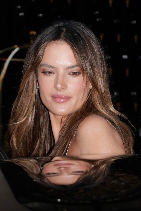 Alessandra Ambrosio – Leaving her hotel for Armani show during Paris Fashion Week