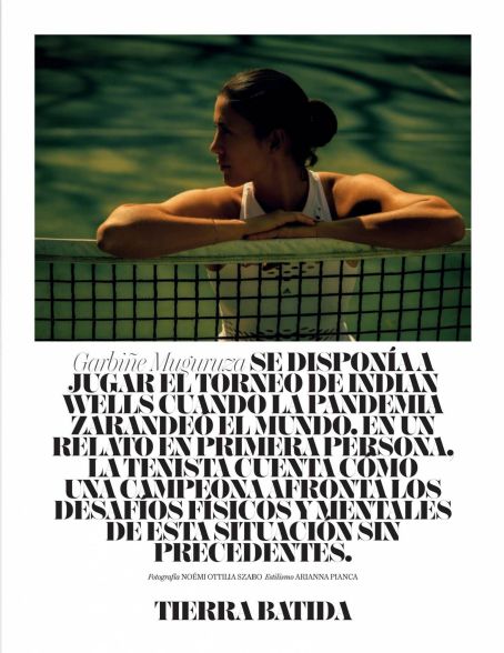 Garbine Muguruza – Vogue Espana Magazine (June 2020)
