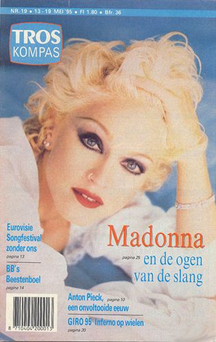 Madonna, Tros Kompas Magazine 13 May 1995 Cover Photo - Netherlands