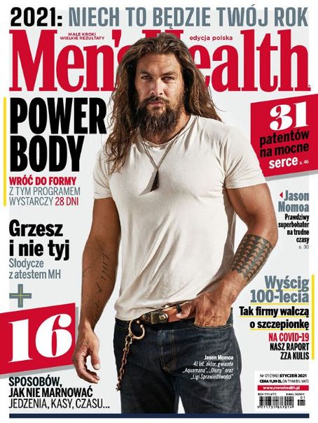 Jason Momoa - Men's Health Magazine Cover [Poland] (January 2021)
