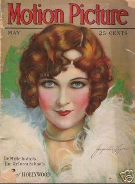 Jacqueline Logan, Motion Picture Magazine May 1928 Cover Photo - United ...