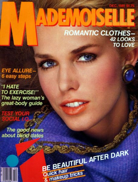 Anette Stai, Mademoiselle Magazine December 1981 Cover Photo - United ...